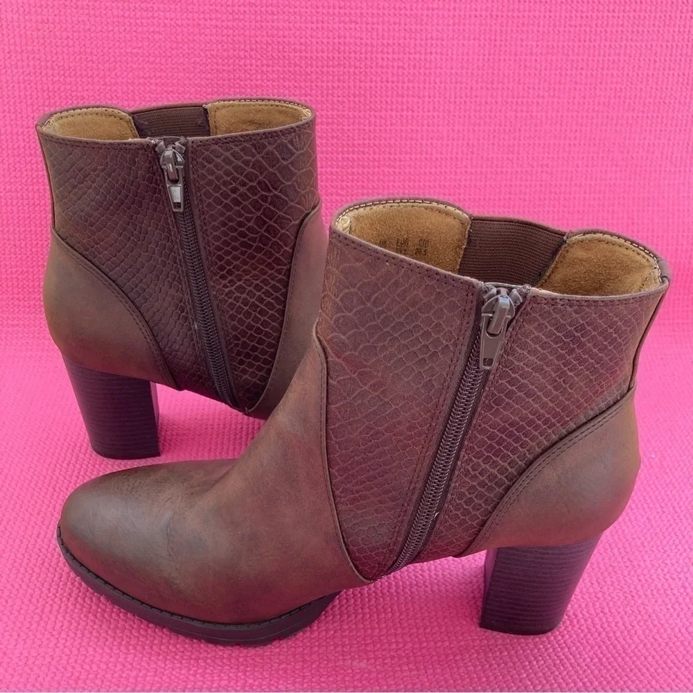 Natural Soul by Naturalizer Womens Ankle Boots size 9.5